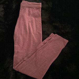 Burgundy Victoria’s secret PINK cotton leggings. XS